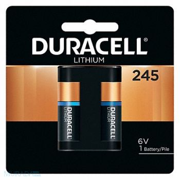 DURACELL Battery Lithium Size 245 6VDC, 489D89