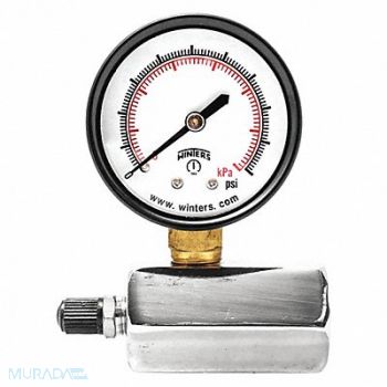 WINTERS Pressure Gauge 2 Nominal Dial Size, 489F22