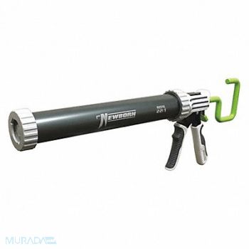 NEWBORN Caulk Gun Aluminum Gray/White, 489J03