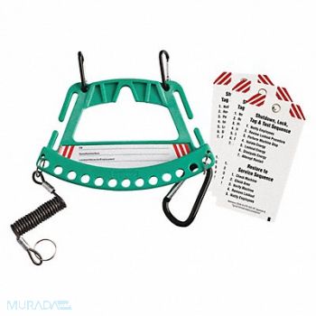 BRADY Lockout Station 5-1/4 H x 7-3/4 W, 489L70