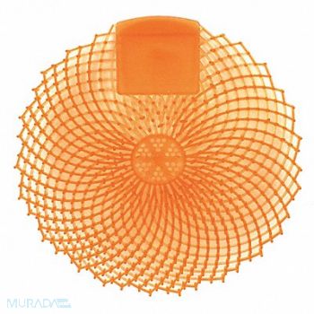 IMPACT Urinal Screen Round Orange 1.44 oz PK12, 489M96