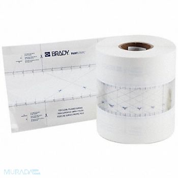 BRADY Floor Stencil Polypropylene 5 Overall H, 489N59