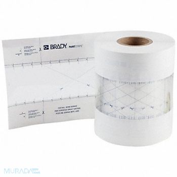 BRADY Floor Stencil Polyester 6 Overall H, 489N64