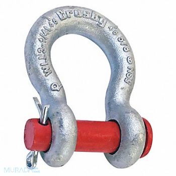 CROSBY Shackle 5/8 in 6500 lb Round Pin, 48FR18