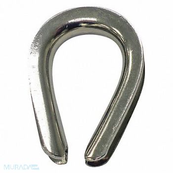 CROSBY Wire Rope Thimble 5/16 in Steel, 48FR69