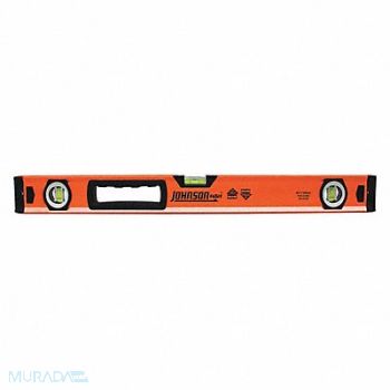 JOHNSON Box Level Aluminum 24 in L Silver, 48FX48