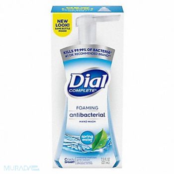 DIAL Foam Hand Soap 7.5 oz Spring Water PK8, 48GE57