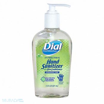 DIAL Hand Sanitizer Bottle Gel PK12, 48GE60
