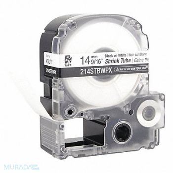 EPSON Heat Shrink Tube Black on White 0.562inW, 48GE95