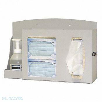 BOWMAN DISPENSERS Respiratory Hygiene Station Aluminum, 48GG51