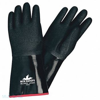 MCR SAFETY Chemical Gloves L 14 in L Gauntlet PR, 48GG57