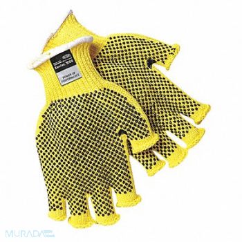 MCR SAFETY Cut Resistant Gloves A3 XL Yellow/Blk PR, 48GL10