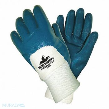MCR SAFETY Chemical Gloves L 11 in L Smooth PK12, 48GK01