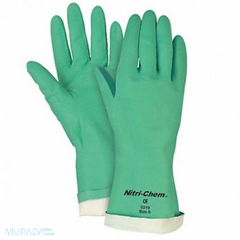MCR SAFETY J4451 Chemical Gloves XL Textured Nitrile PR, 48GM74