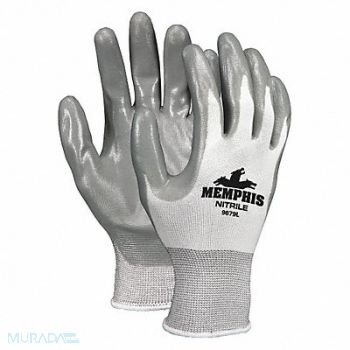 MCR SAFETY Coated Gloves Nylon XL PR, 48GH80