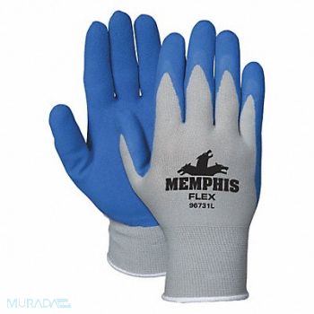MCR SAFETY J4464 Coated Gloves Nylon M PR, 48GJ54