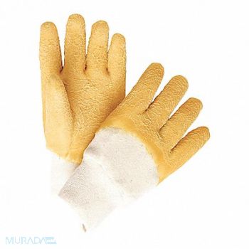 MCR SAFETY Chemical Gloves L 10-1/2inL Crinkle PK12, 48GM83