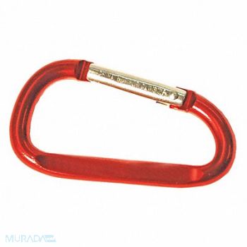 EZ WRAP N GO Carabiner Red Aluminum 2 L PK4, 48GR75