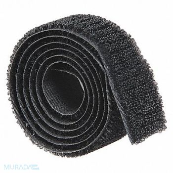 VELCRO BRAND Sew-On Tape Blk 150ft. L 2 W Loop, 48GT03