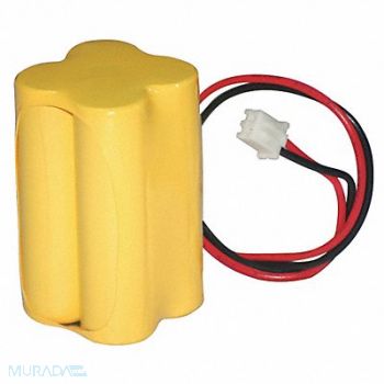 LUMAPRO Battery 4.8V 24hr Plug AMP 2 in H, 48H466