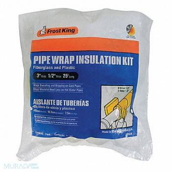 FROST KING Pipe Wrap 1/2 in T 3 in W x 25 ft., 48H488