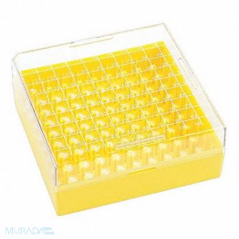 WHEATON Freezer Box Yellow PK10, 48H514