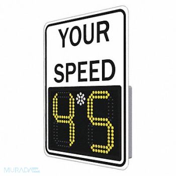 TAPCO LED Radar Speed Sign Aluminum 29 x 23, 48HP52