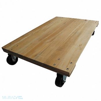 GRAINGER APPROVED General Purpose Dolly 36x24 Hardwood, 48J066