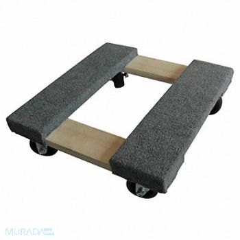 GRAINGER APPROVED General Purpose Dolly 16x16 Carpeted, 48J067