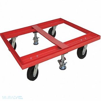 GRAINGER APPROVED Pallet Dolly 48x48 With Floor Locks, 48J090