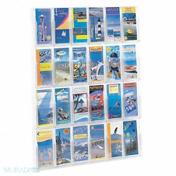 SAFCO Pamphlet Display Clear, 619U48