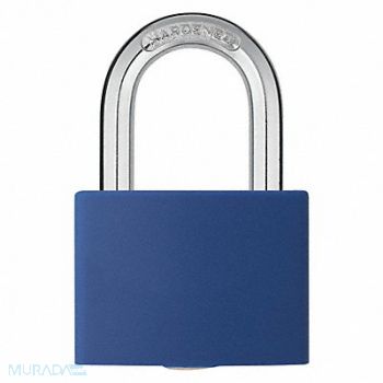 GRAINGER APPROVED J5189 Lockout Padlock KA Blue 2 H PK3, 48JR55