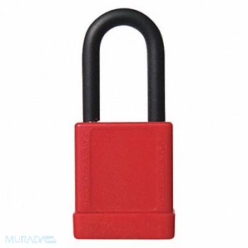 GRAINGER APPROVED J5173 Lockout Padlock KD Red 2 H PK6, 48JR63