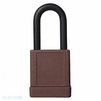 GRAINGER APPROVED J5174 Lockout Padlock KA Brown 2 H PK3, 48JR75