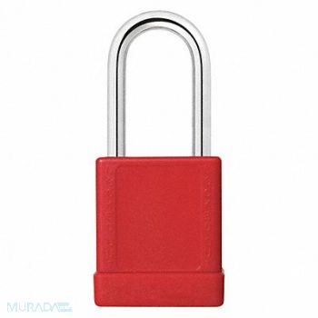GRAINGER APPROVED J5183 Lockout Padlock KA Red 2 H PK6, 48JT11
