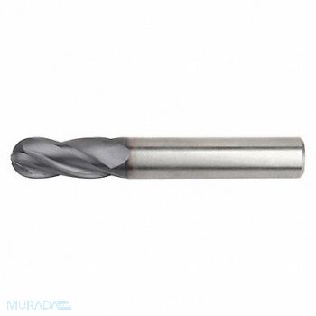 WIDIA HANITA Ball End Mill Single End 3/8 Carbide, 48HC11