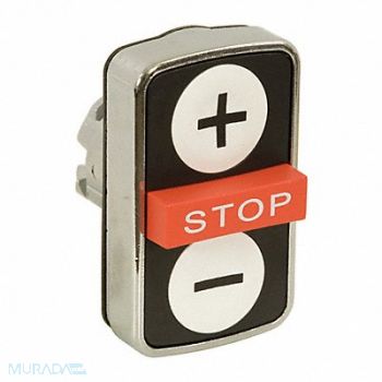 SCHNEIDER ELECTRIC Illum Mltihead Opratr 3-Head Blk/Wht/Red, 48K755