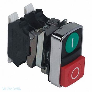 SCHNEIDER ELECTRIC Non-Illum Multi Push Contact 2 1NO/1NC, 48K767