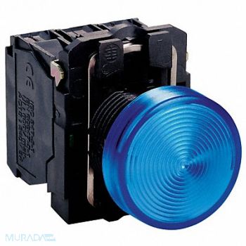 SCHNEIDER ELECTRIC Pilot Light Blue LED, 48K768