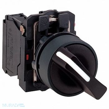 SCHNEIDER ELECTRIC Non-Illum Selectr Swtch 22mm 2 Pos Lever, 48K793