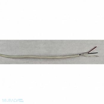 BELDEN Data Cable Plenum 2 Wire Natural 1000ft, 48KR51