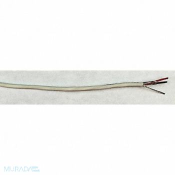 BELDEN Data Cable Plenum 2 Wire Natural 1000ft, 48KR53