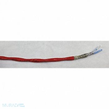 BELDEN Data Cable Plenum 2 Wire Red 1000ft, 48KR60