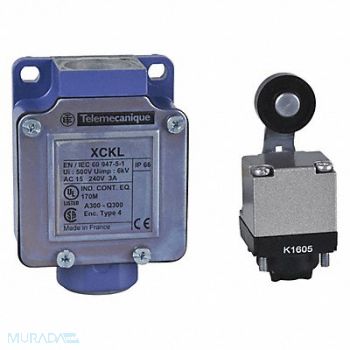TELEMECANIQUE SENSORS Limit Switch 240Vac 10Amp Xckl +Options, 48L350