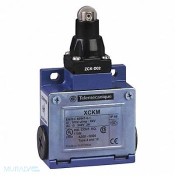 TELEMECANIQUE SENSORS Limit Switch 240Vac 10Amp Xck +Options, 48L352