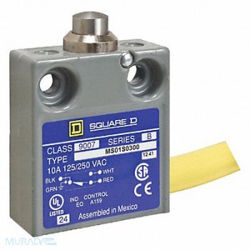 SQUARE D Limit Switch 240Vac 10Amp Ms +Options, 48L482