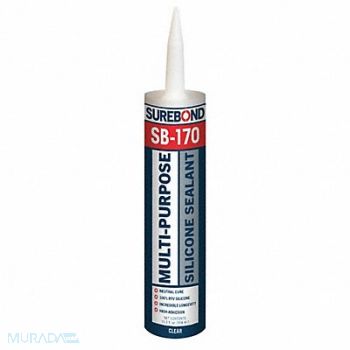 SUREBOND Silicone Sealant Clear SB-170, 48LR97