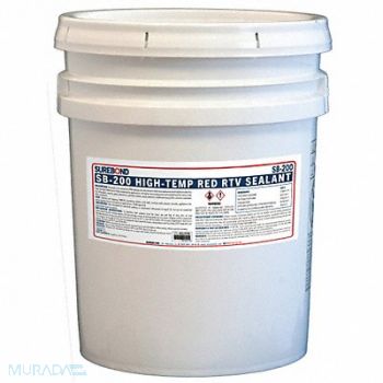 SUREBOND RTV Silicone Sealant Red 5 gal., 48LR99