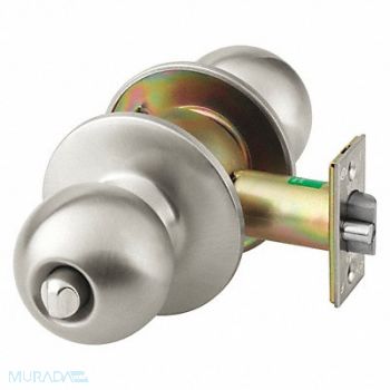 YALE Knob Lockset Mechanical Privacy Grd. 1, 48LW51