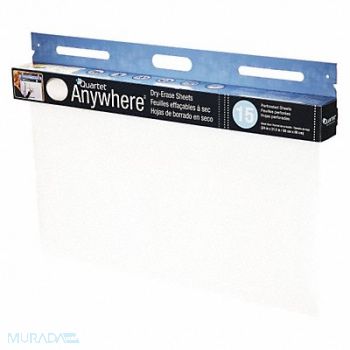 QUARTET Dry Erase Sheet 24 in W, 48LX09
